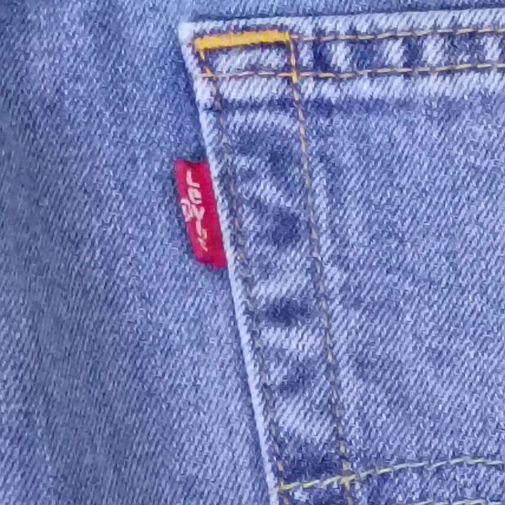 Levis 505 Mens 36x30 Blue Denim Jeans Straight Fit - Picture 9 of 14